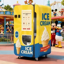HUAXIN Commercial Intelligent Ice Cream Vending Machine Robot - 15s Servendo veloce e profitto elevato